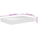 Queen Size Foam Mattress Medium Soft 153x203 Cm Titbox
