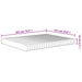 Queen Size Foam Mattress Medium Soft 153x203 Cm Titbpo