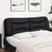 Queen Size Headboard Cushion Black 152 Cm Faux Leather