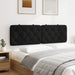 Queen Size Headboard Cushion Black 152 Cm Velvet Tiaipp