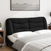 Queen Size Headboard Cushion Black 153 Cm Fabric Txbilnk