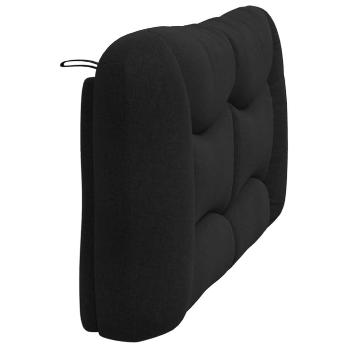 Queen Size Headboard Cushion Black 153 Cm Fabric Txbilnk