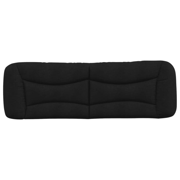 Queen Size Headboard Cushion Black 153 Cm Fabric Txbilnk