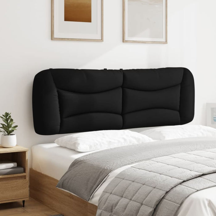 Queen Size Headboard Cushion Black 153 Cm Fabric Txbilnk