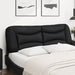 Queen Size Headboard Cushion Black 153 Cm Faux Leather