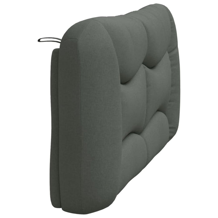 Queen Size Headboard Cushion Dark Grey 152 Cm Fabric Tialxk