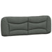 Queen Size Headboard Cushion Dark Grey 152 Cm Fabric Tialxk