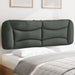 Queen Size Headboard Cushion Dark Grey 152 Cm Fabric Tialxk