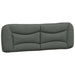 Queen Size Headboard Cushion Dark Grey 153 Cm Fabric Txbilnn