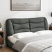 Queen Size Headboard Cushion Dark Grey 153 Cm Fabric Txbilnn