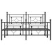 Queen Size Metal Bed Frame with Headboard and Footboard