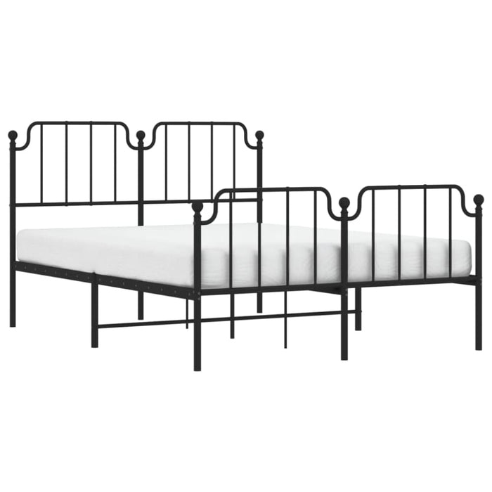 Queen Size Metal Bed Frame with Headboard