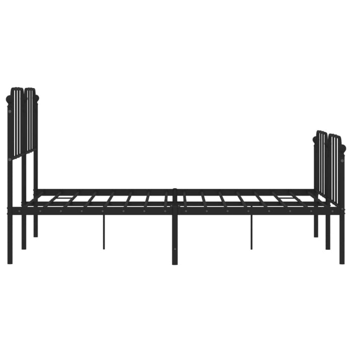 Queen Size Metal Bed Frame with Headboard