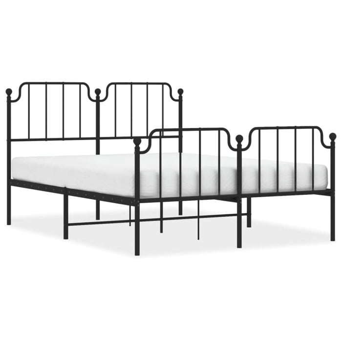 Queen Size Metal Bed Frame with Headboard