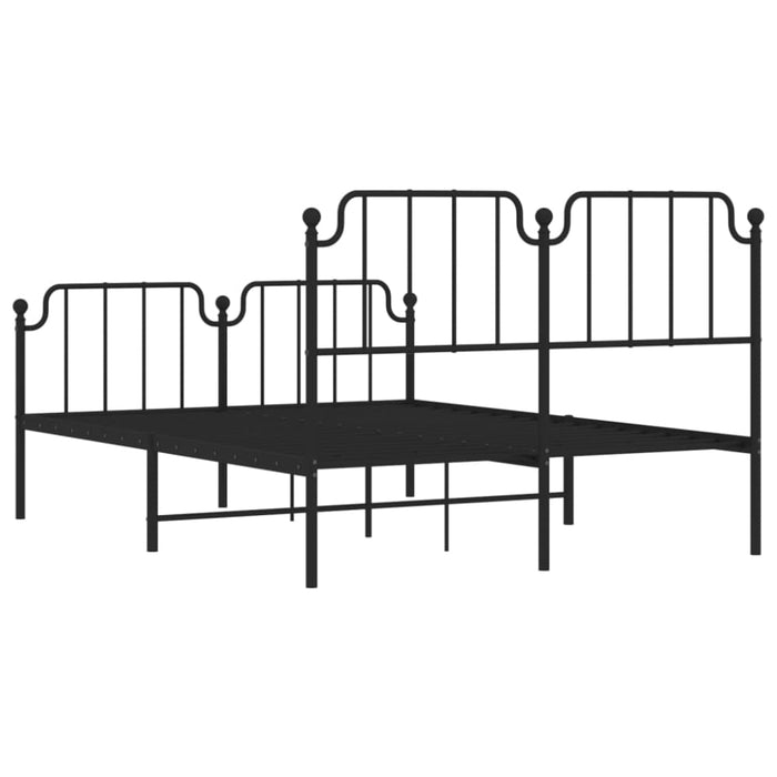Queen Size Metal Bed Frame with Headboard