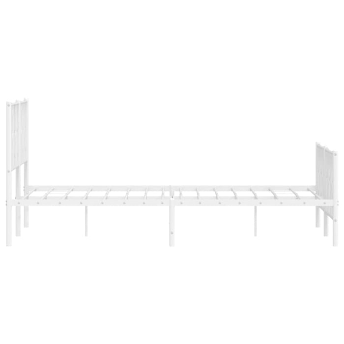 Queen Size Metal Bed Frame with Headboard