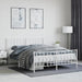 Queen Size Metal Bed Frame with Headboard