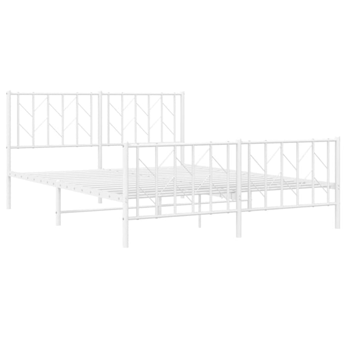Queen Size Metal Bed Frame with Headboard