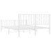 Queen Size Metal Bed Frame with Headboard