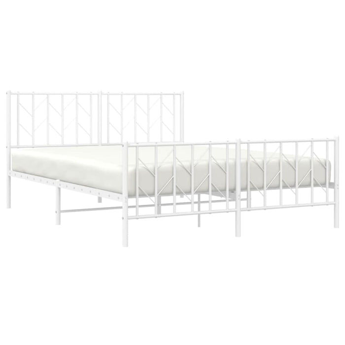 Queen Size Metal Bed Frame with Headboard