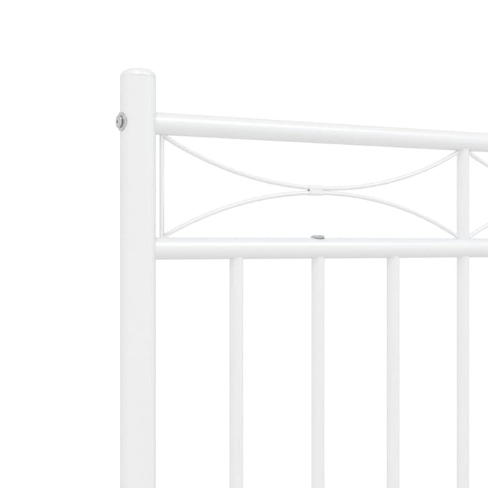 Queen Size Metal Bed Frame with Headboard