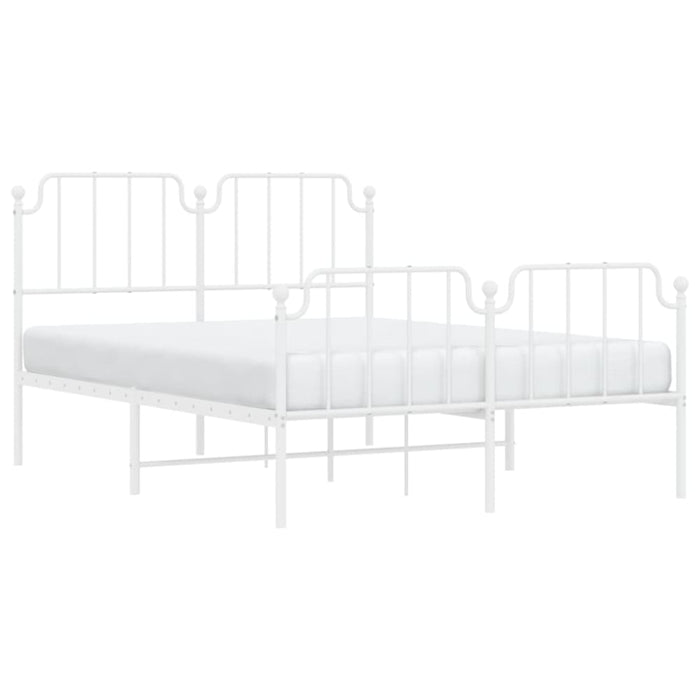 Queen Size Metal Bed Frame with Headboard