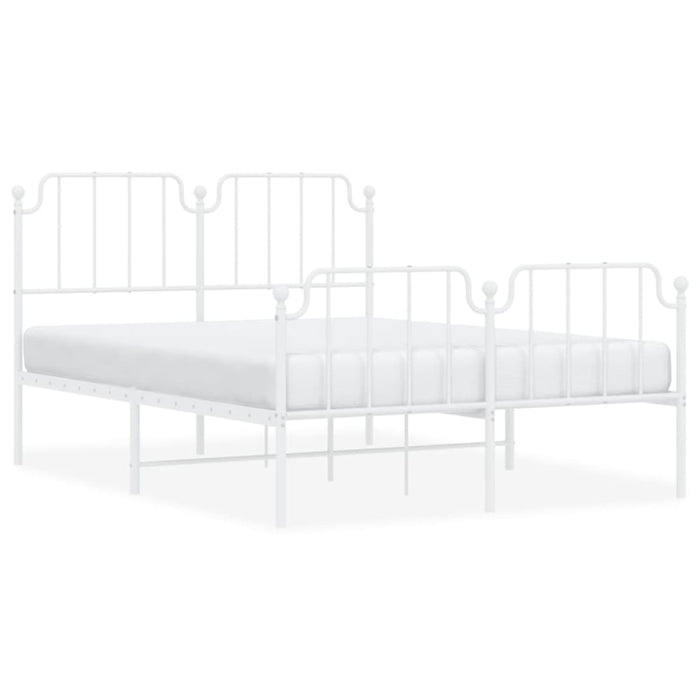 Queen Size Metal Bed Frame with Headboard