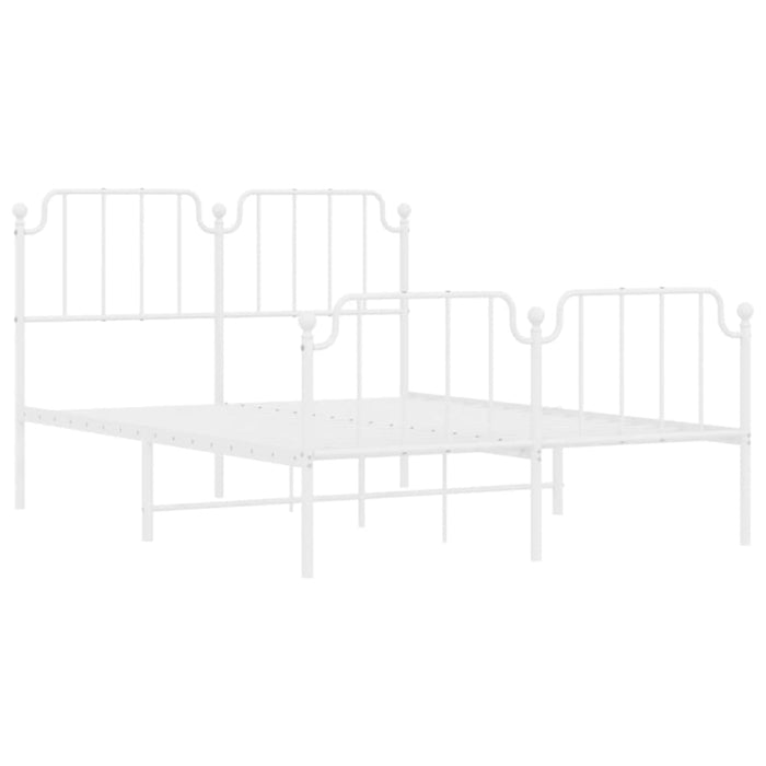 Queen Size Metal Bed Frame with Headboard