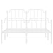 Queen Size Metal Bed Frame with Headboard