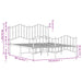Queen Size Metal Bed Frame with Headboard