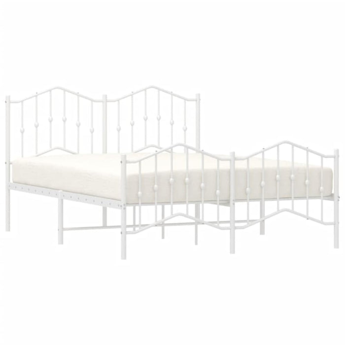 Queen Size Metal Bed Frame with Headboard