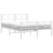 Queen Size Metal Bed Frame with Headboard and Footboard