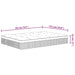 Queen Size Pocket Spring Mattress Medium Firm 153x203 Cm