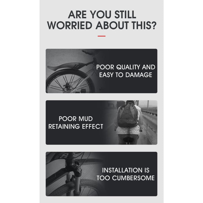 Quick Bicycle Mudguard