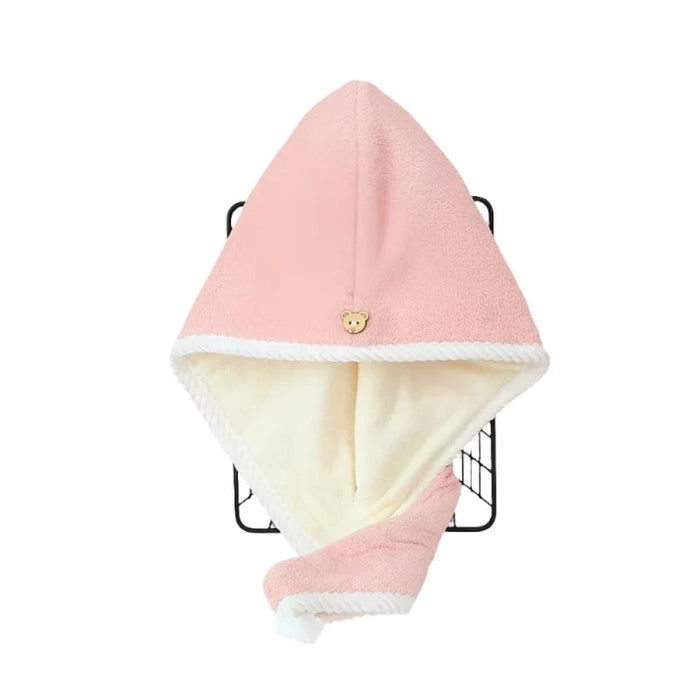 Quick Dry Double Sided Hair Towel With Rippled Edge