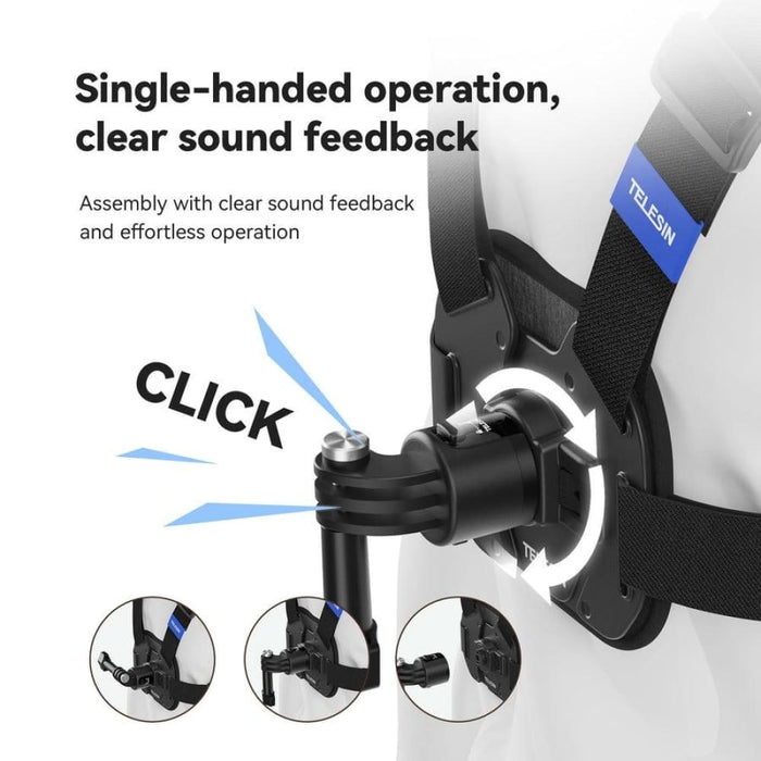Quick Release Vest Chest Strap For Sports Camera Accessories