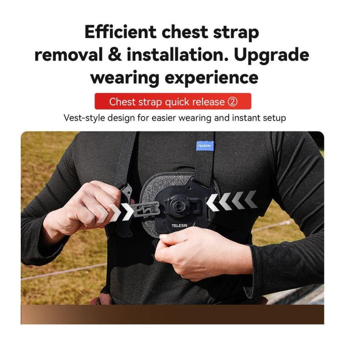 Quick Release Vest Chest Strap For Sports Camera Accessories