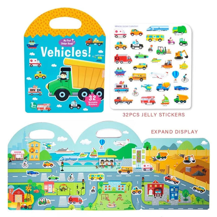 Quiet Sticker Book For Early Childhood Education
