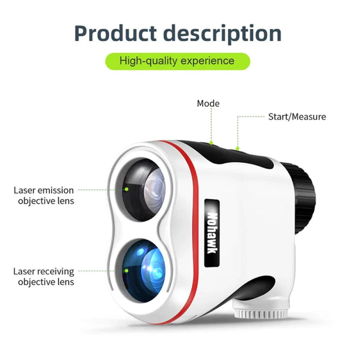 R 600m Golf Range Finder with Flagpole Locking