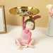 Rabbit Girl Statue with Tray for Keys Storage Box Nut Candy