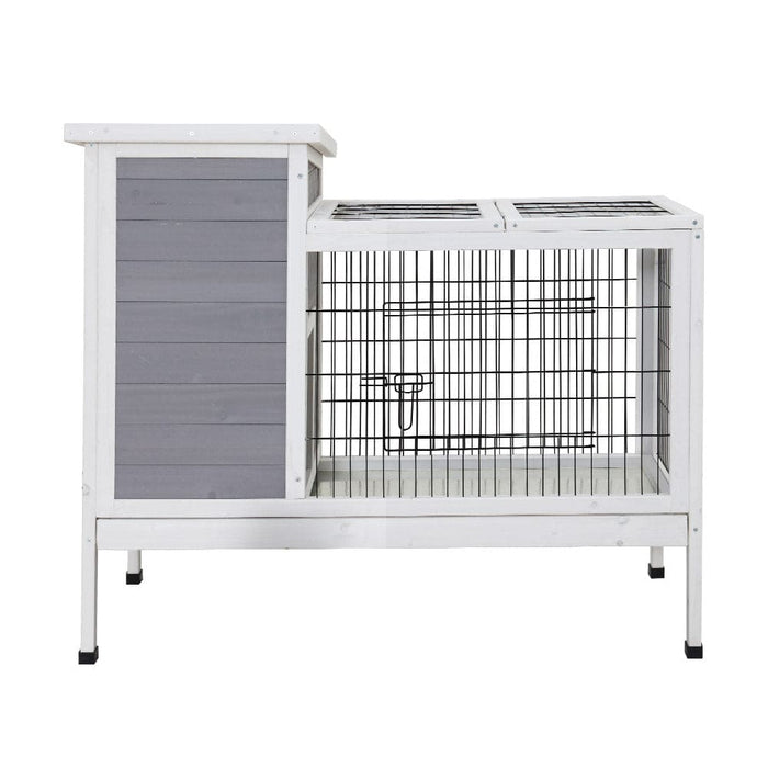 I.pet Rabbit Hutch Chicken Coop Wooden Ferret Cage Habitat