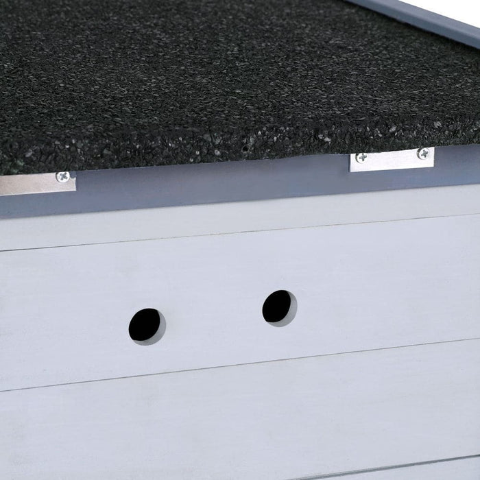 Rabbit Hutch Outdoor Cat House Wooden Shelter Condo Small