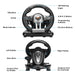 V3 Racing Steering Wheel With Pedals Vibration Volante