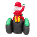 Radiant Christmas Lights Tractor Penguin Gift Xmas