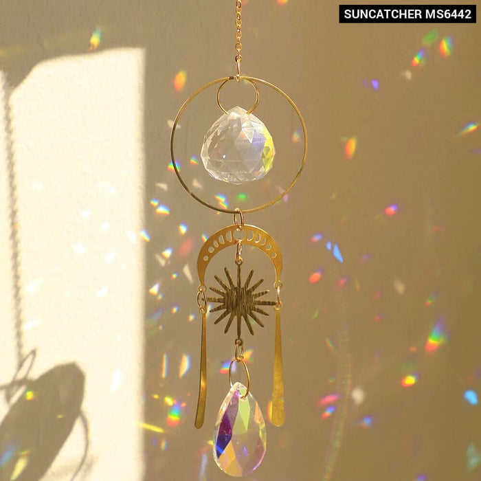 Rainbow Crystal Butterfly Suncatcher for Outdoor Decor