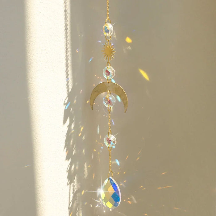 Rainbow Crystal Butterfly Suncatcher for Outdoor Decor