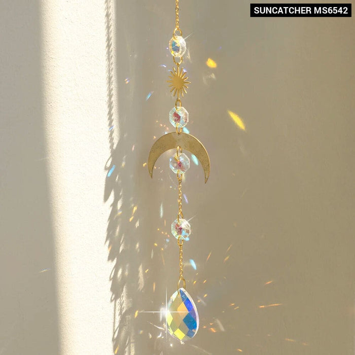 Rainbow Crystal Butterfly Suncatcher for Outdoor Decor