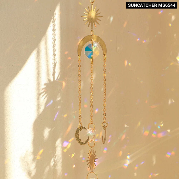 Rainbow Crystal Butterfly Suncatcher for Outdoor Decor