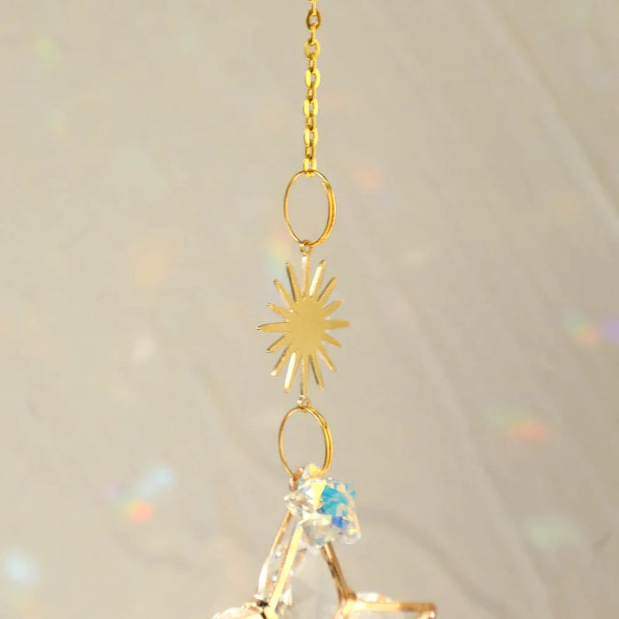 Rainbow Crystal Sun Catcher for Outdoor Decor