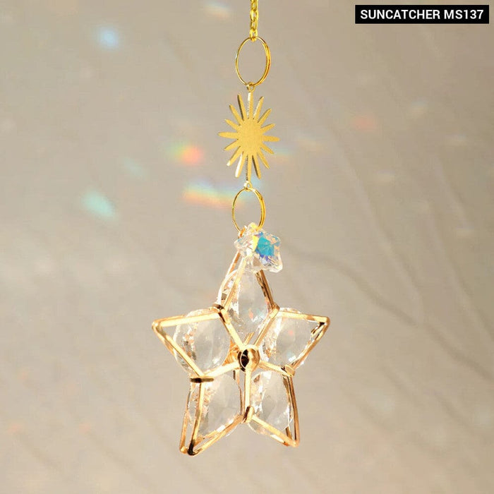 Rainbow Crystal Sun Catcher for Outdoor Decor